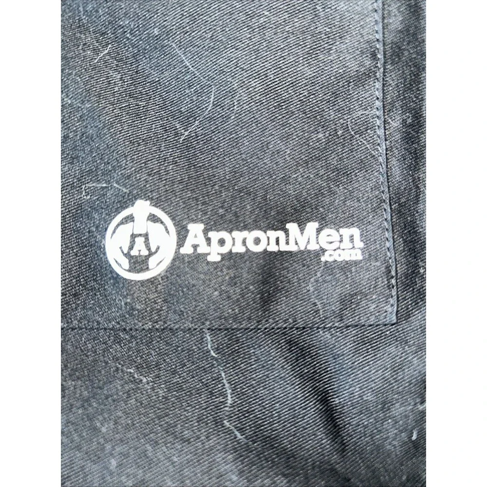Apron Men 4 Pockets Black Adjustable Neck Strap Dad Gift Funny Graphics New